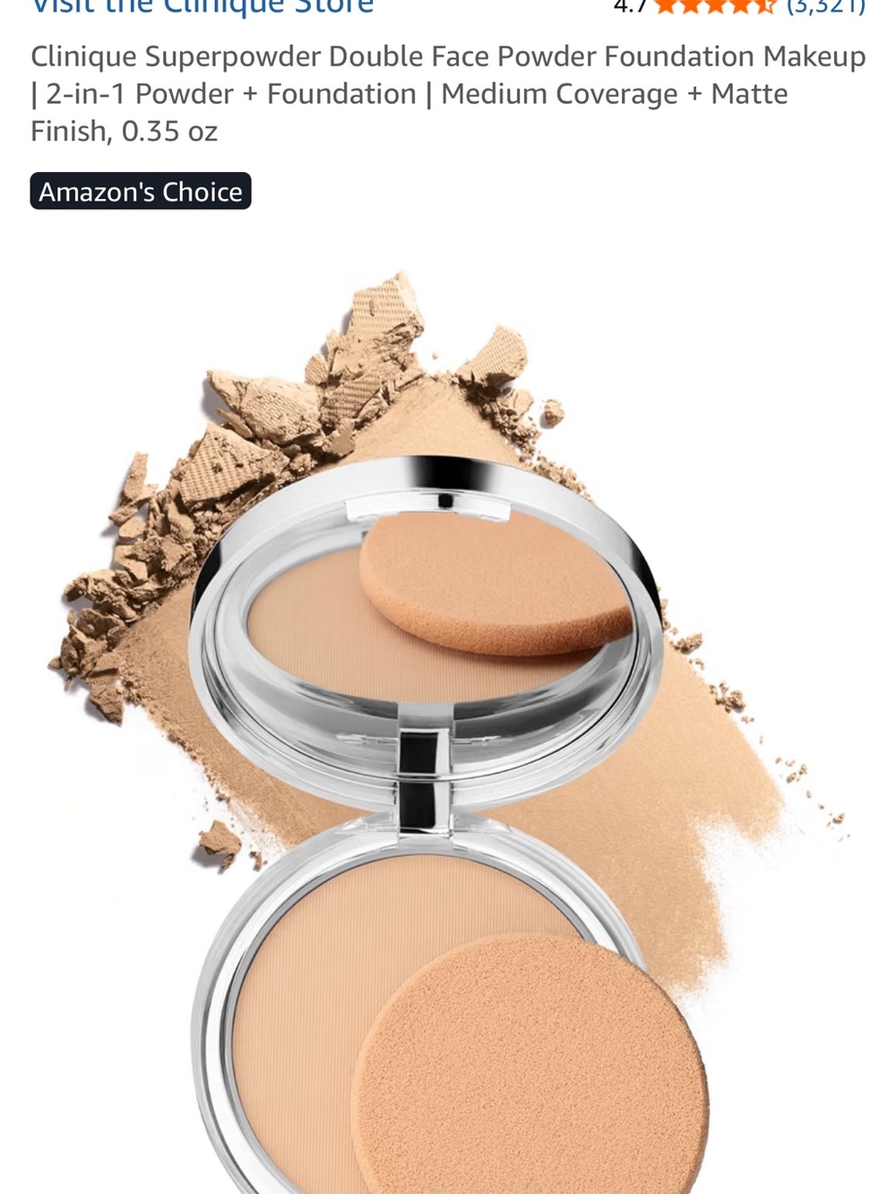 Clinique Superpowder Double Face Powder Foundation - Beige